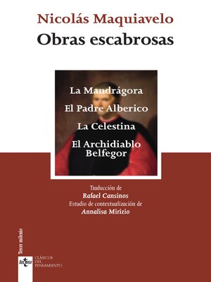 cover image of Obras escabrosas